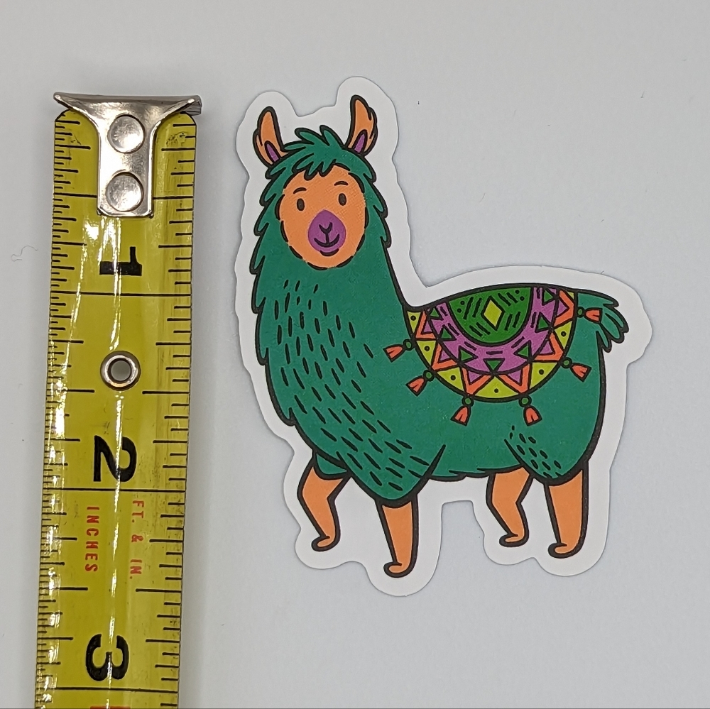 Llama Sticker - Picture 2 of 2